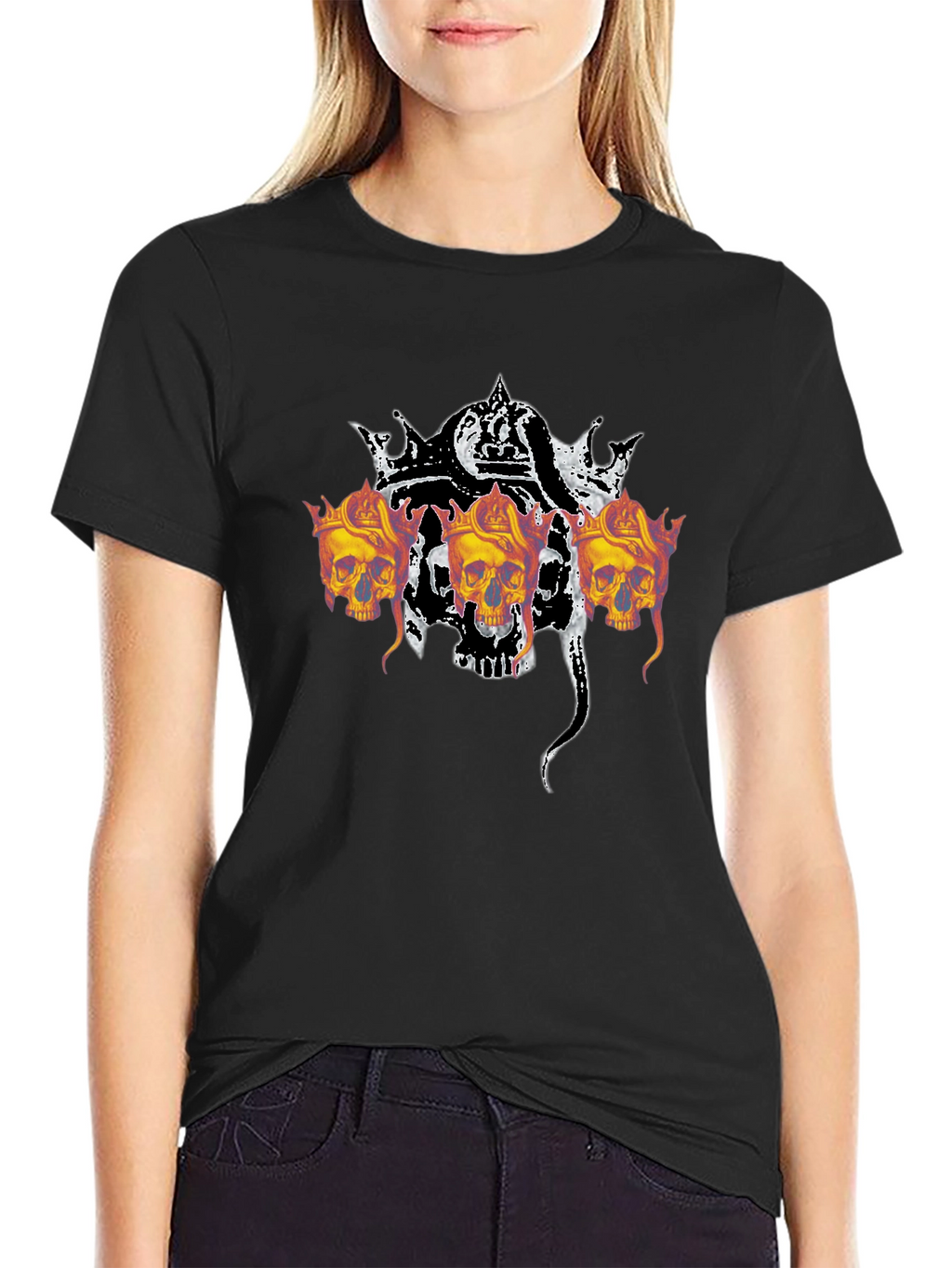 Skull Crown Graphic T-Shirt