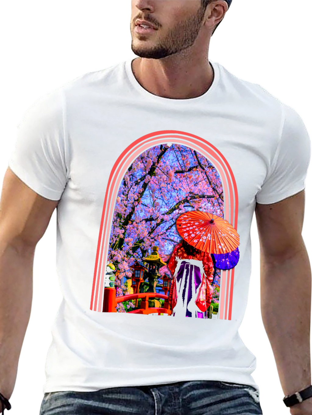 Japanese Blossom Arch T-Shirt