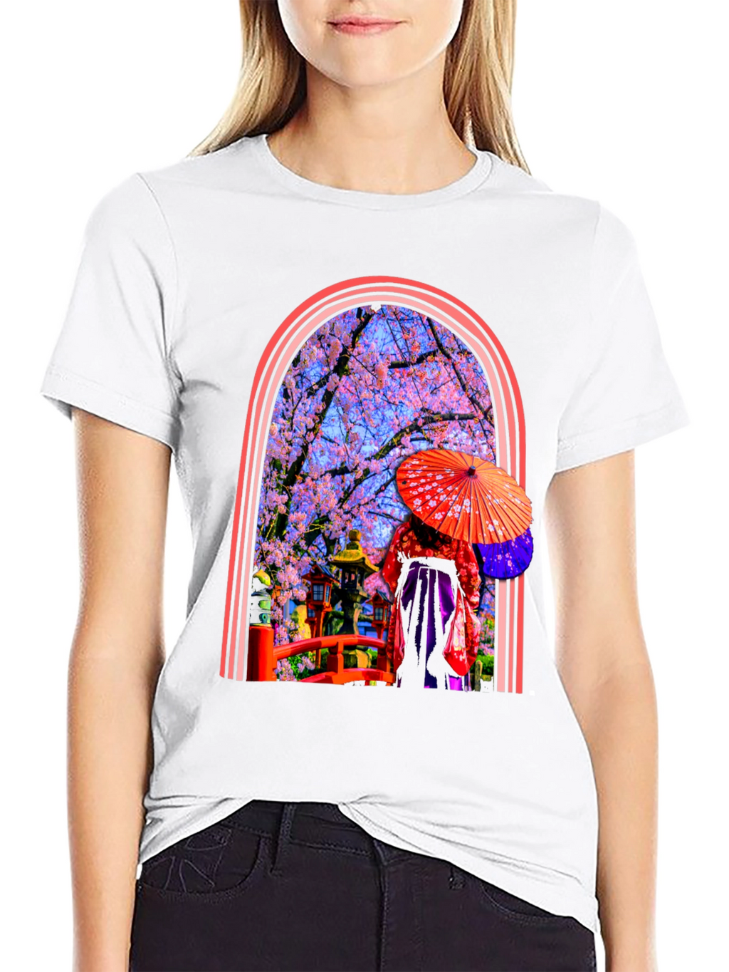 Japanese Blossom Arch T-Shirt