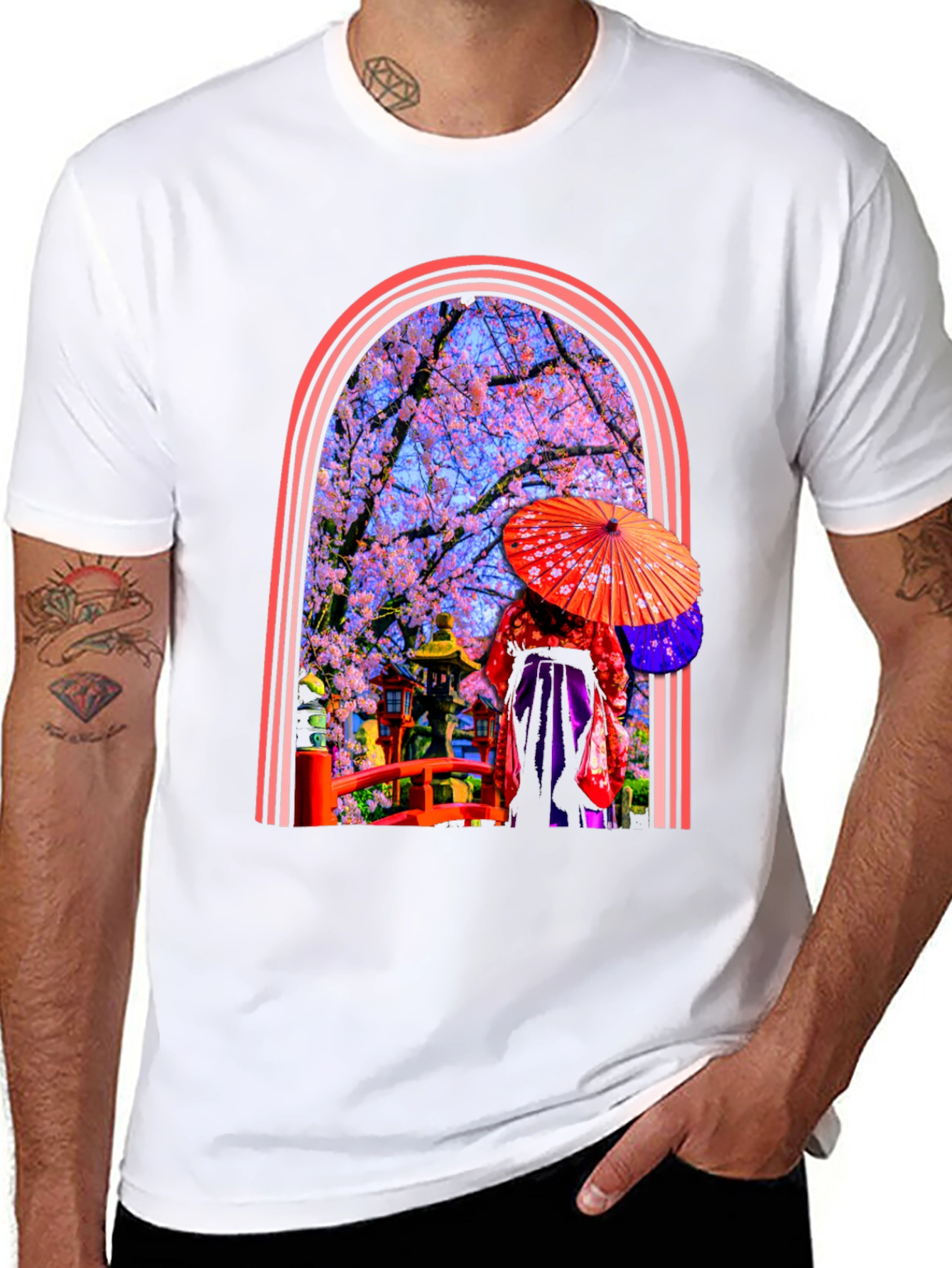 Japanese Blossom Arch T-Shirt