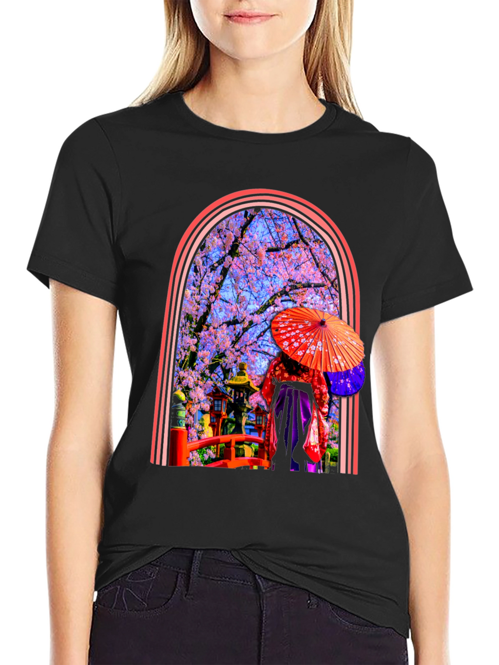 Japanese Blossom Arch T-Shirt