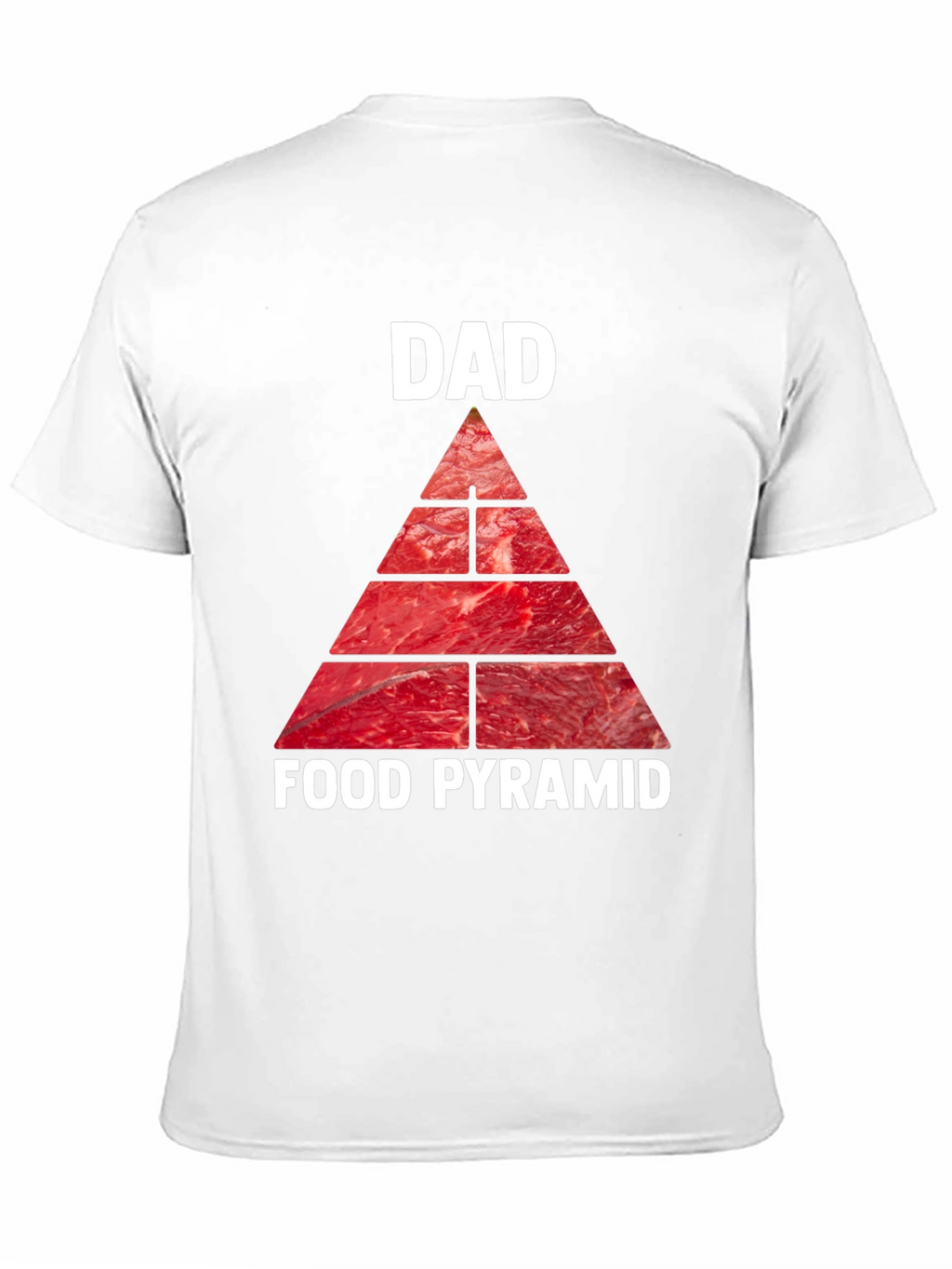 Dad Food Pyramid T-Shirt - Meat Lovers Tee