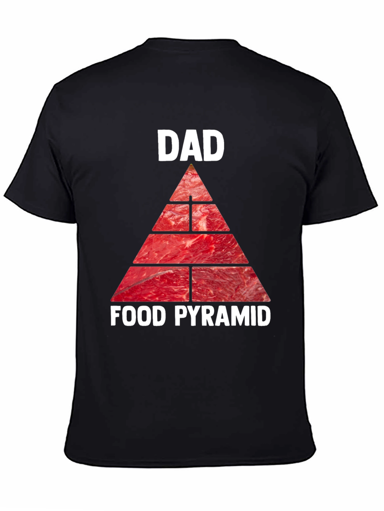 Dad Food Pyramid T-Shirt - Meat Lovers Tee