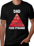 Dad Food Pyramid T-Shirt - Meat Lovers Tee
