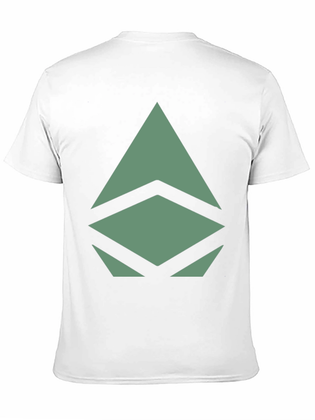 Geometric Graphic Print Tee - Modern Style