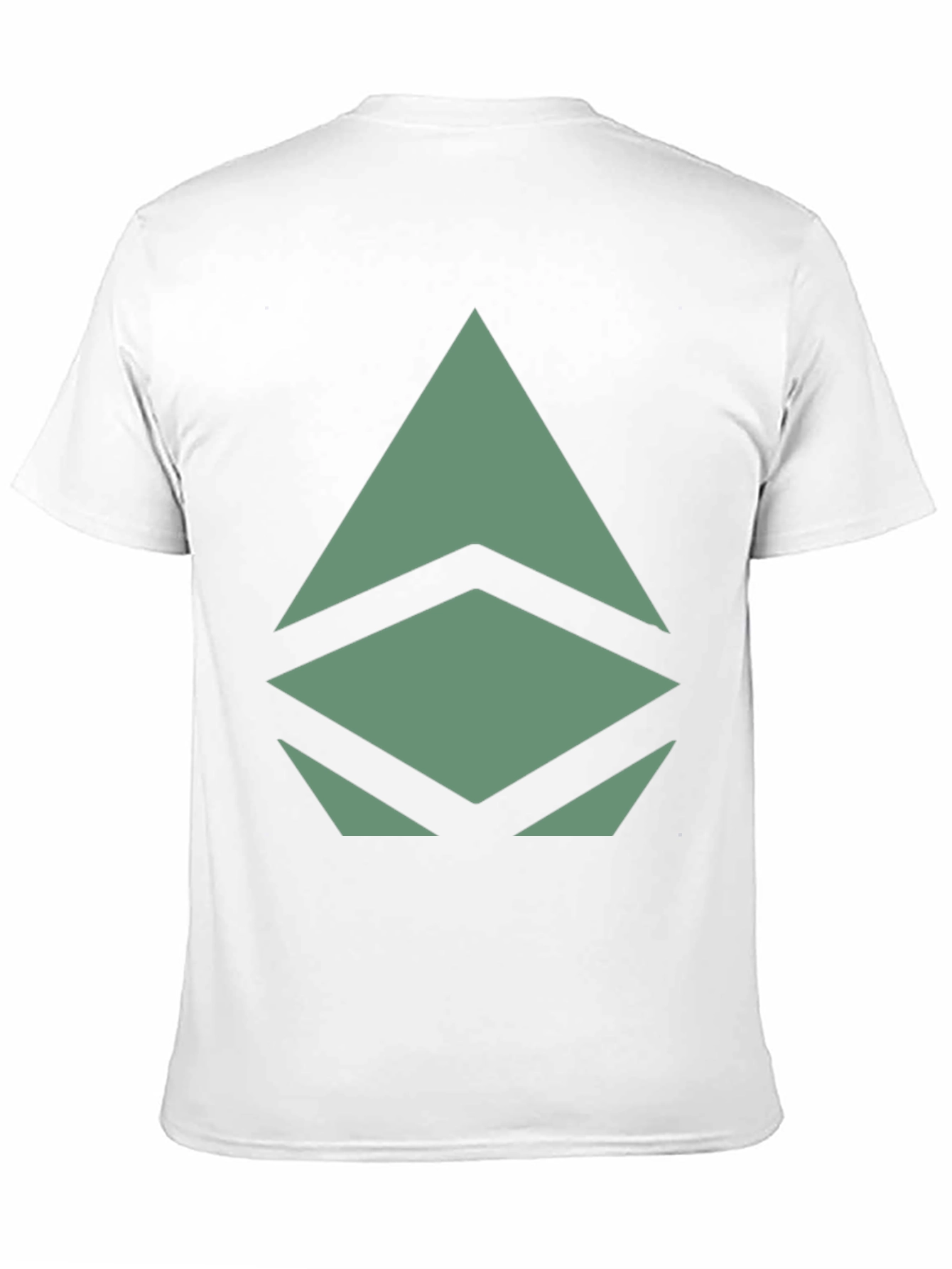 Geometric Graphic Print Tee - Modern Style