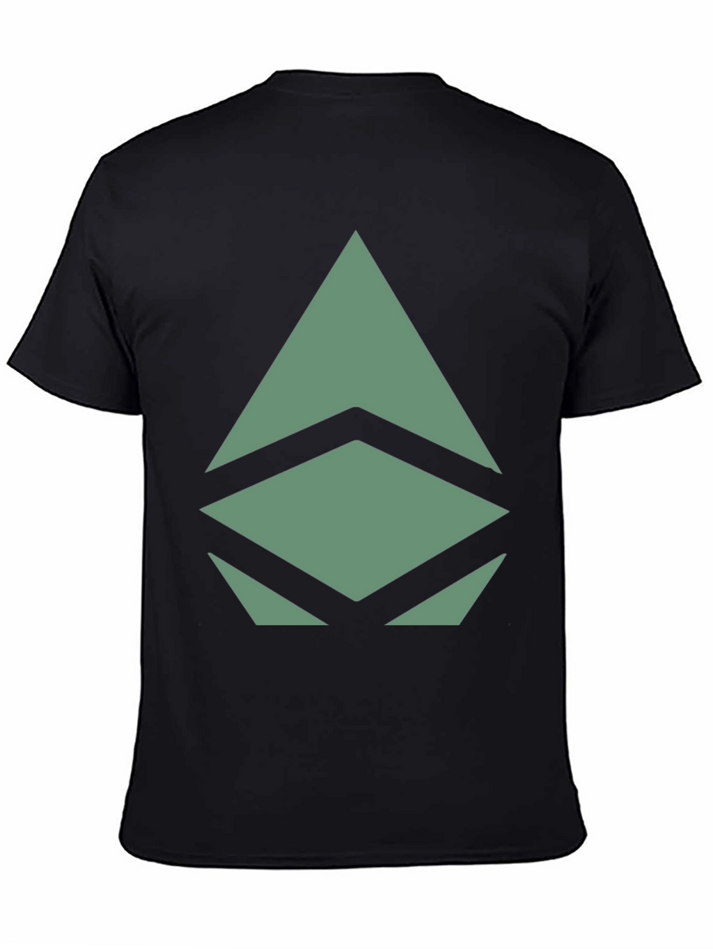 Geometric Graphic Print Tee - Modern Style