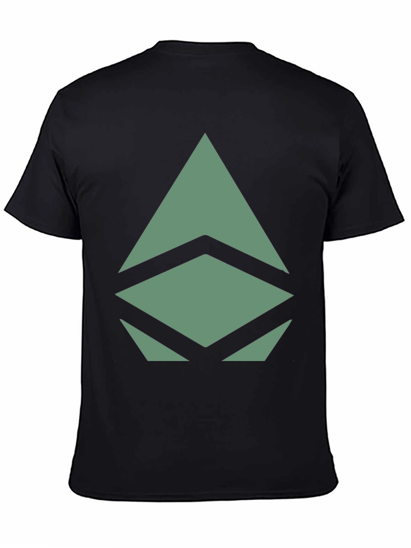 Geometric Graphic Print Tee - Modern Style