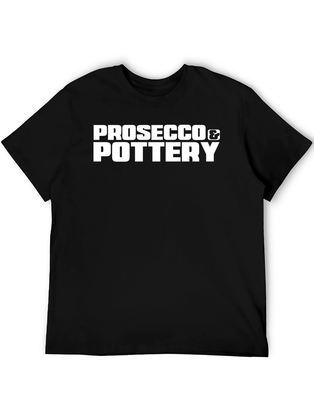Prosecco & Pottery Black T-Shirt