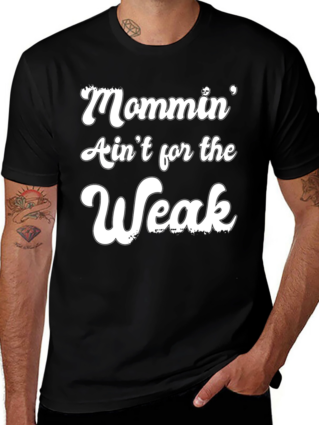 Mommin Aint for the Weak Graphic Tee
