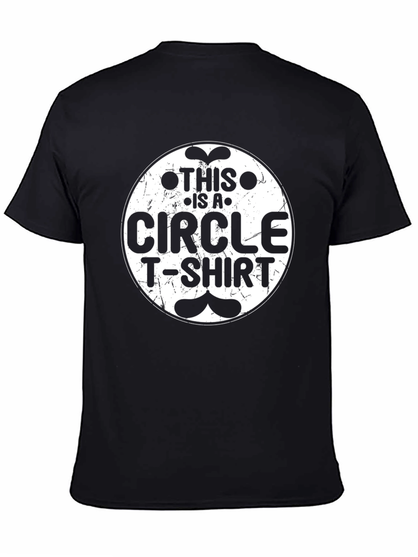 Funny Circle T-Shirt - Graphic Design Tee