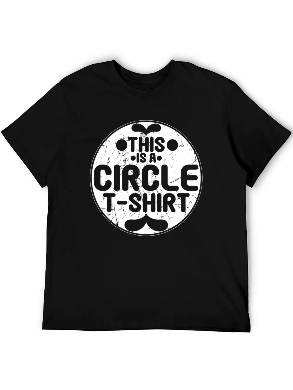 Funny Circle T-Shirt - Graphic Design Tee