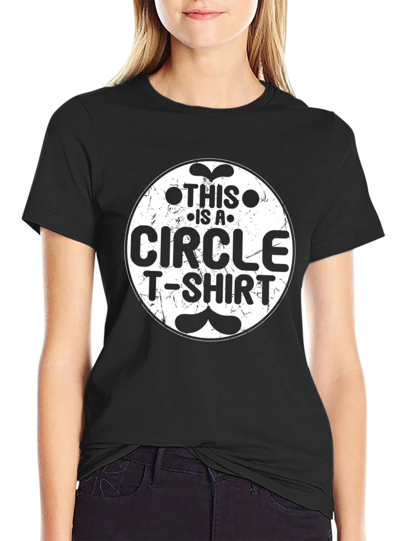 Funny Circle T-Shirt - Graphic Design Tee