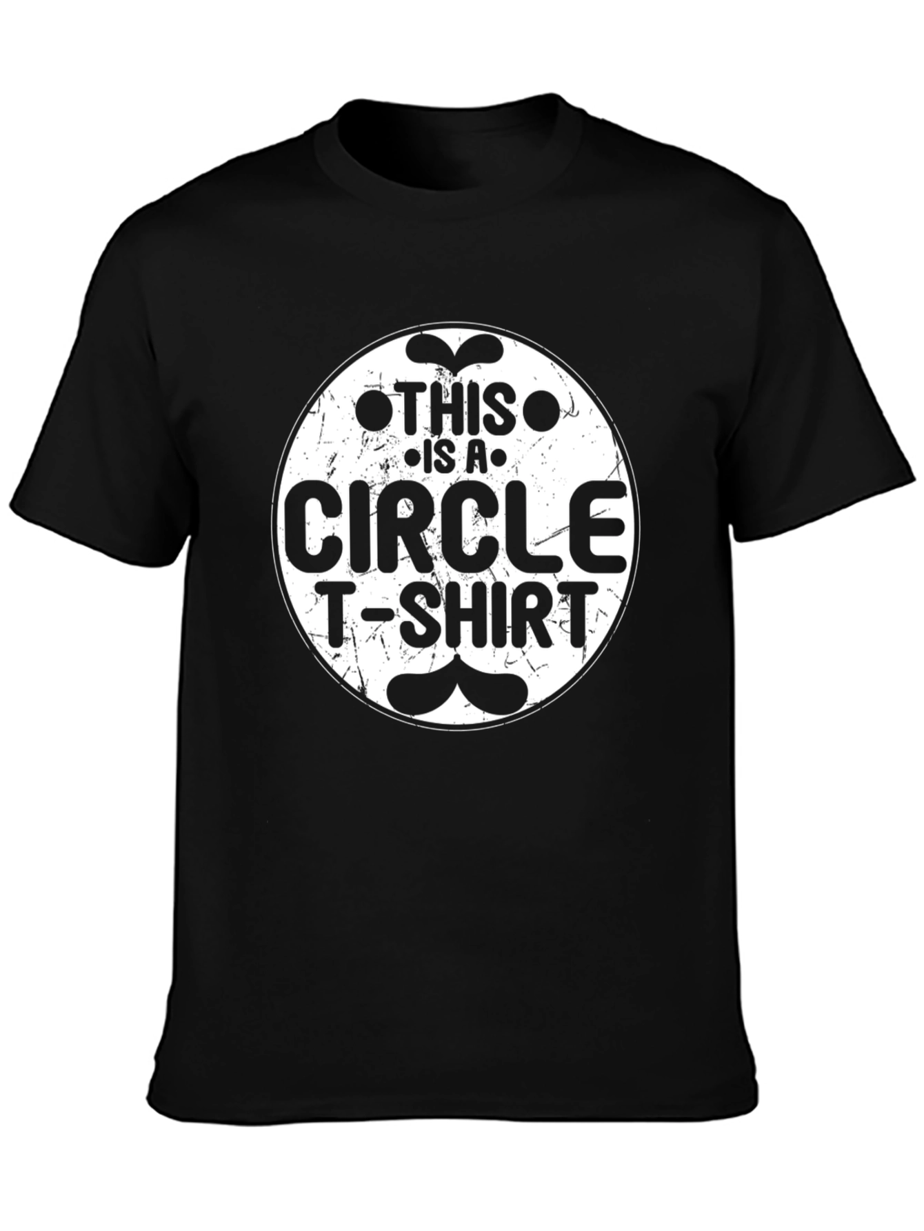 Funny Circle T-Shirt - Graphic Design Tee
