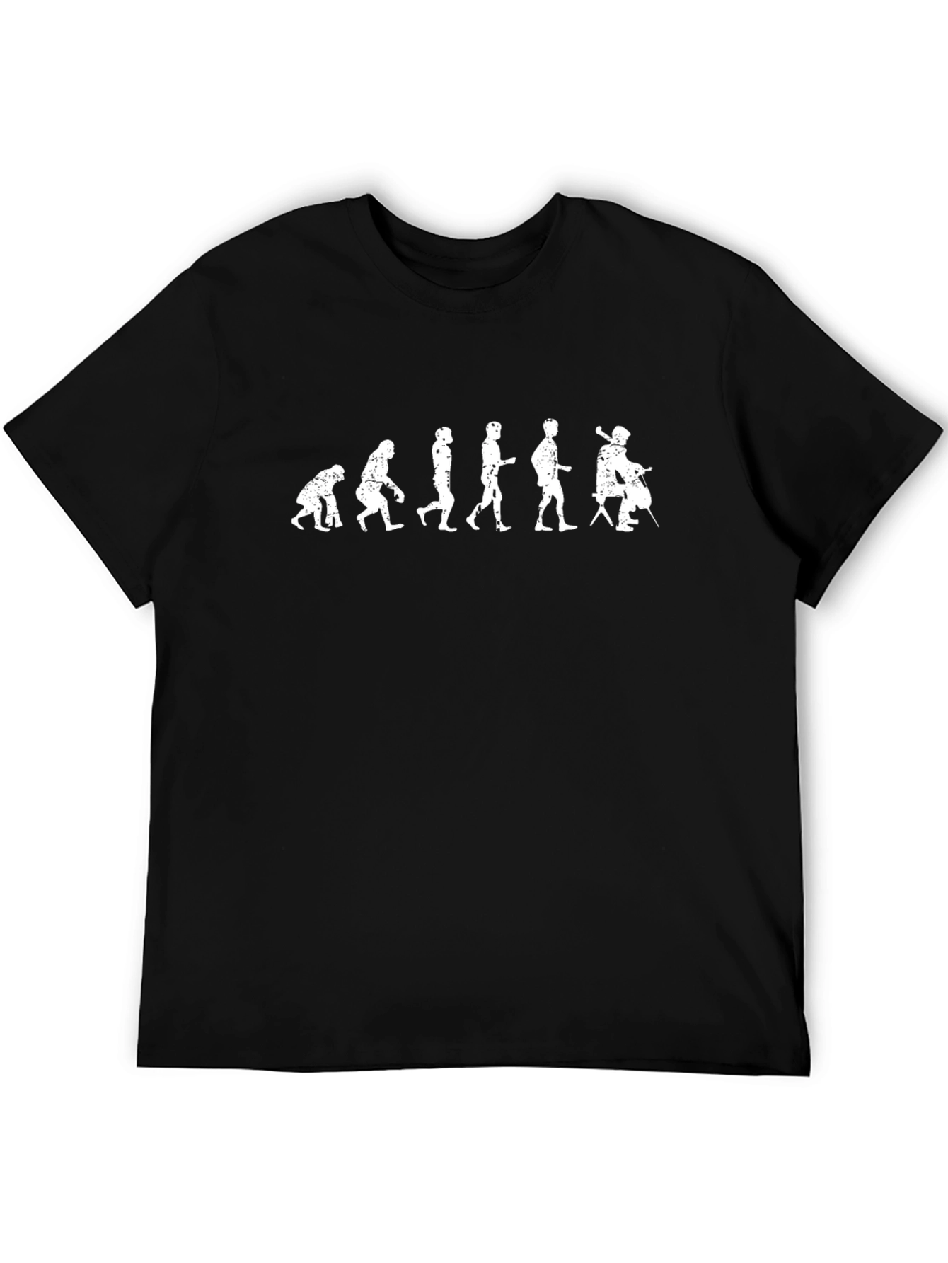 Evolution of Cello Player T-Shirt