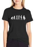 Evolution of Cello Player T-Shirt