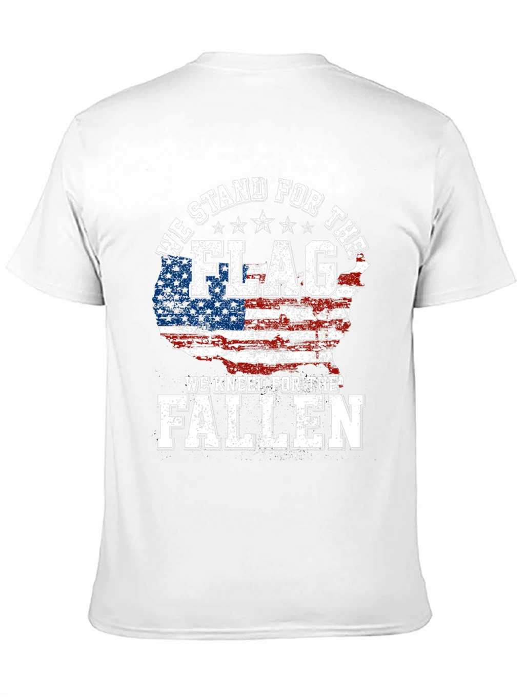 Patriotic We Stand For the Flag T-Shirt
