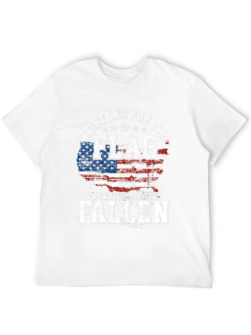Patriotic We Stand For the Flag T-Shirt