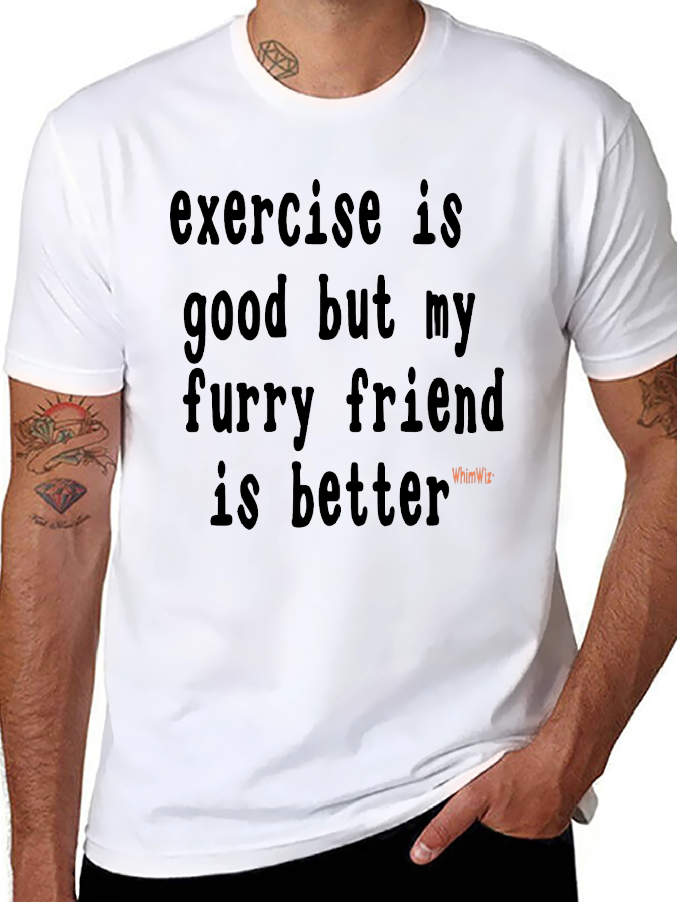 Furry Friend Tee - Exercise Alternative