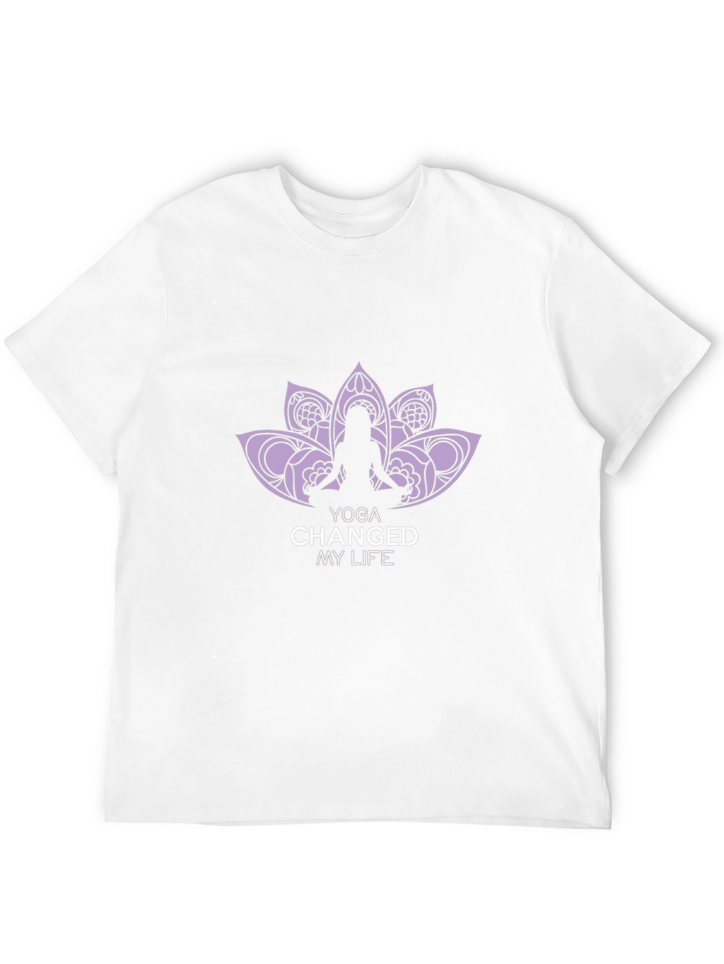 Yoga Changed My Life Black Graphic Tee