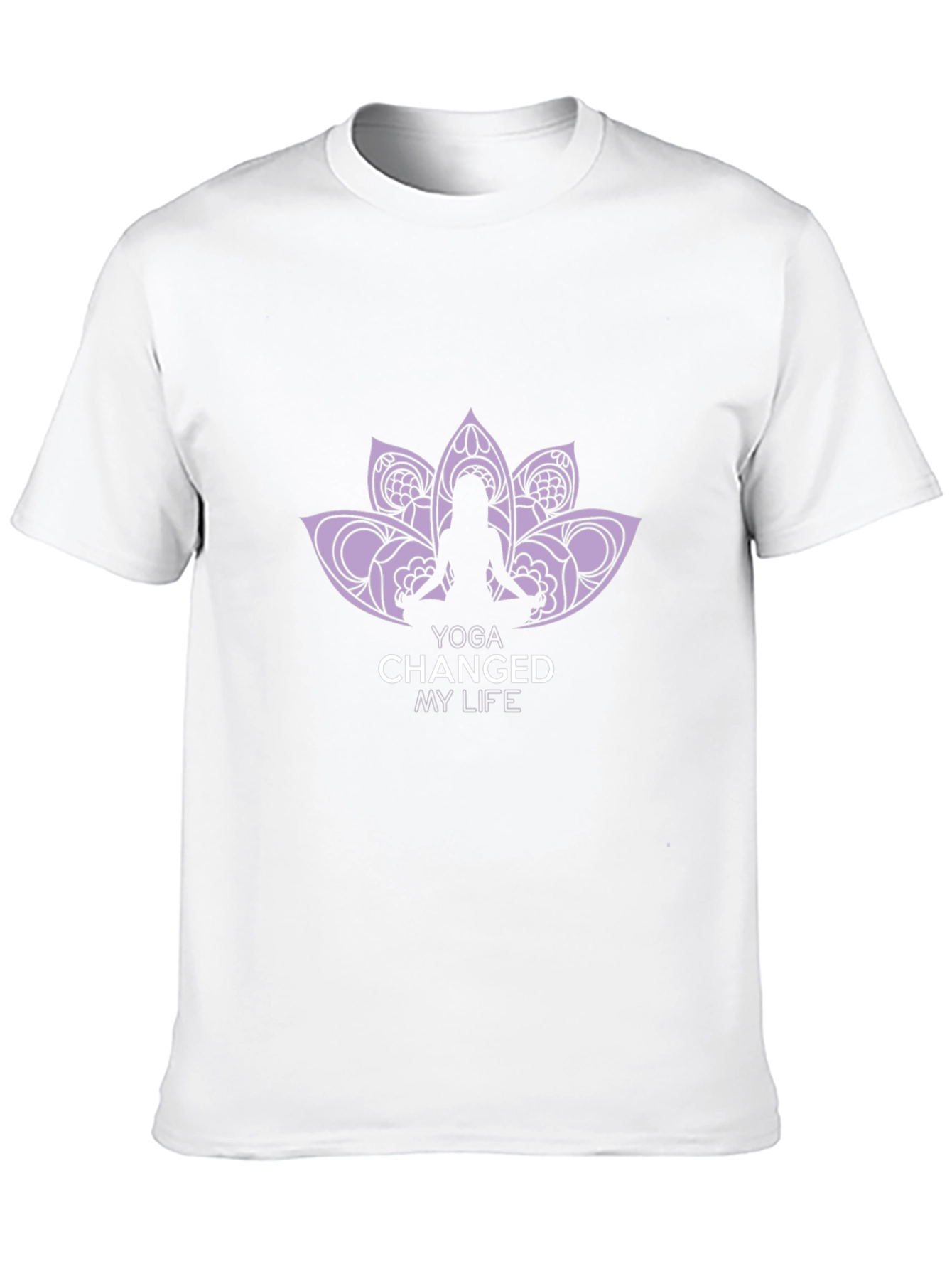 Yoga Changed My Life Black Graphic Tee
