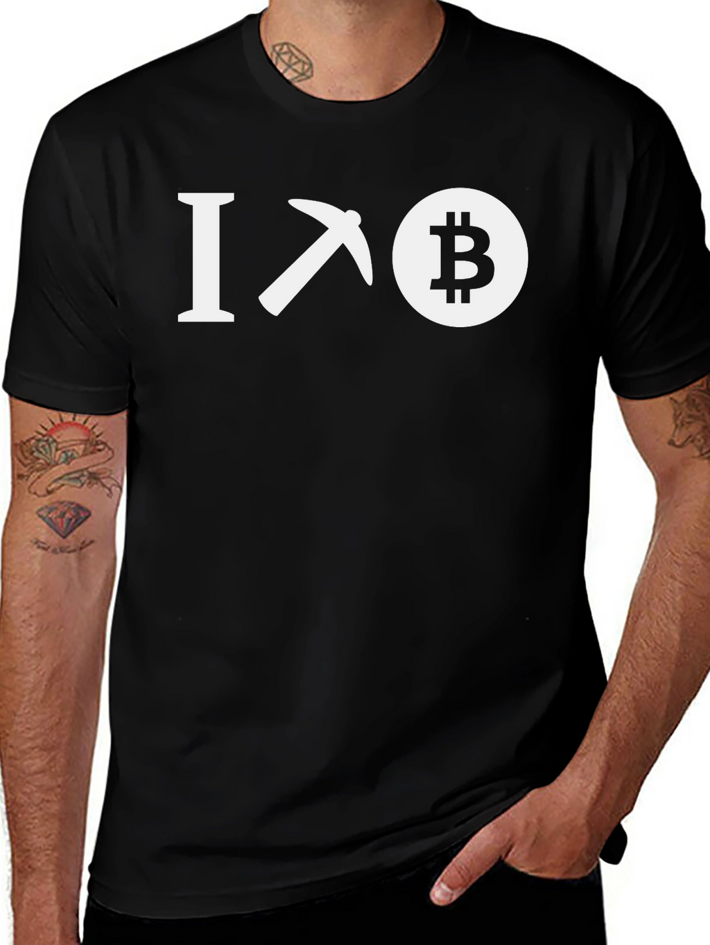 I Mine Bitcoin Graphic Tee