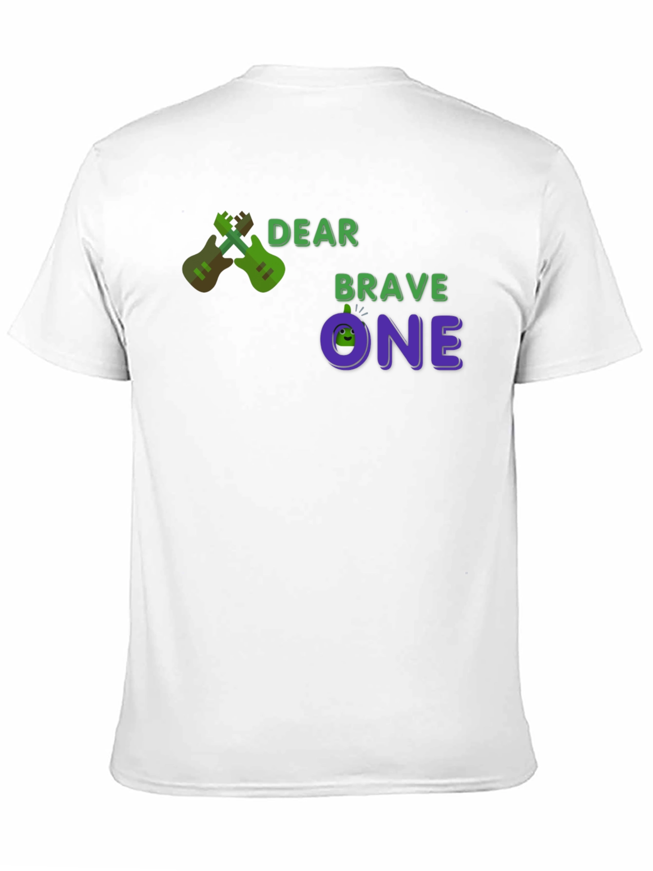 Dear Brave One T-Shirt - Guitar Design
