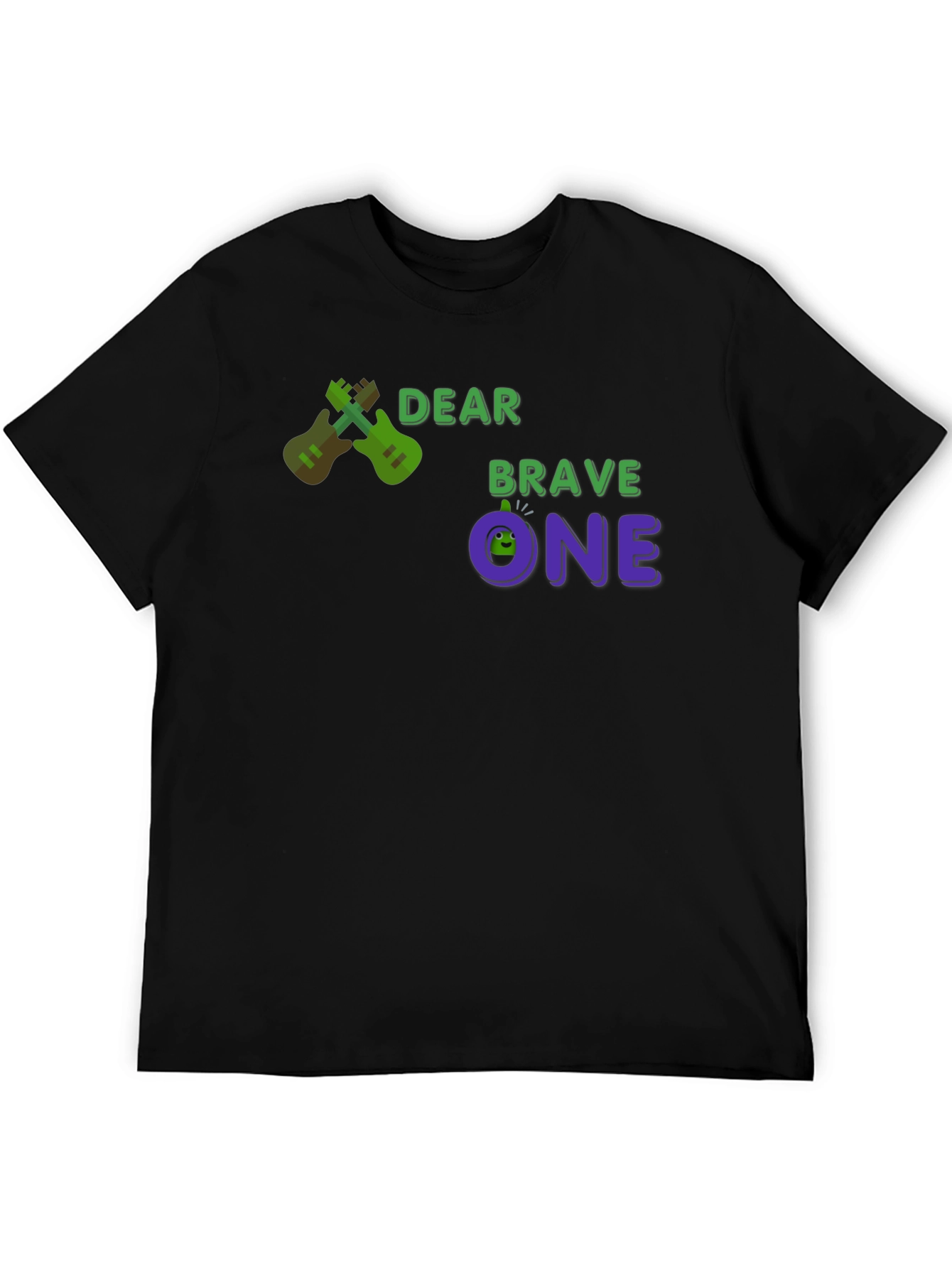 Dear Brave One T-Shirt - Guitar Design