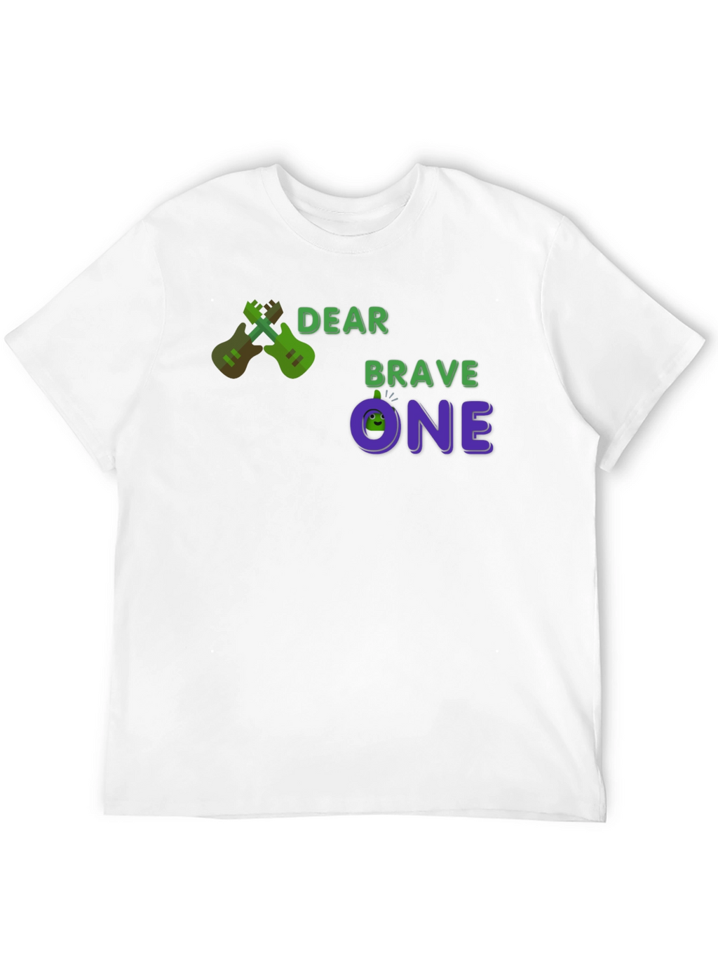 Dear Brave One T-Shirt - Guitar Design