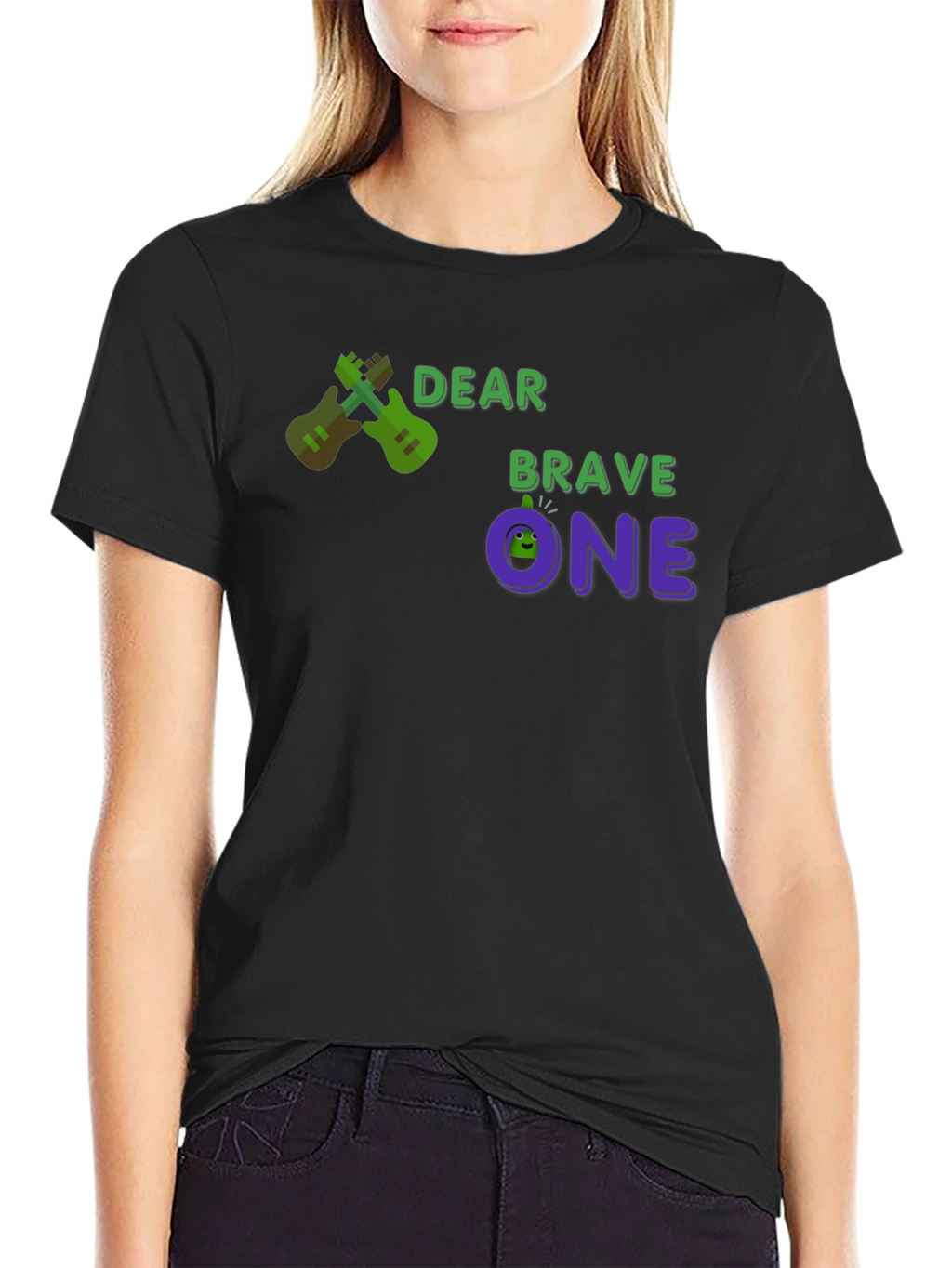 Dear Brave One T-Shirt - Guitar Design