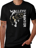 Walleye Hunter Graphic T-Shirt