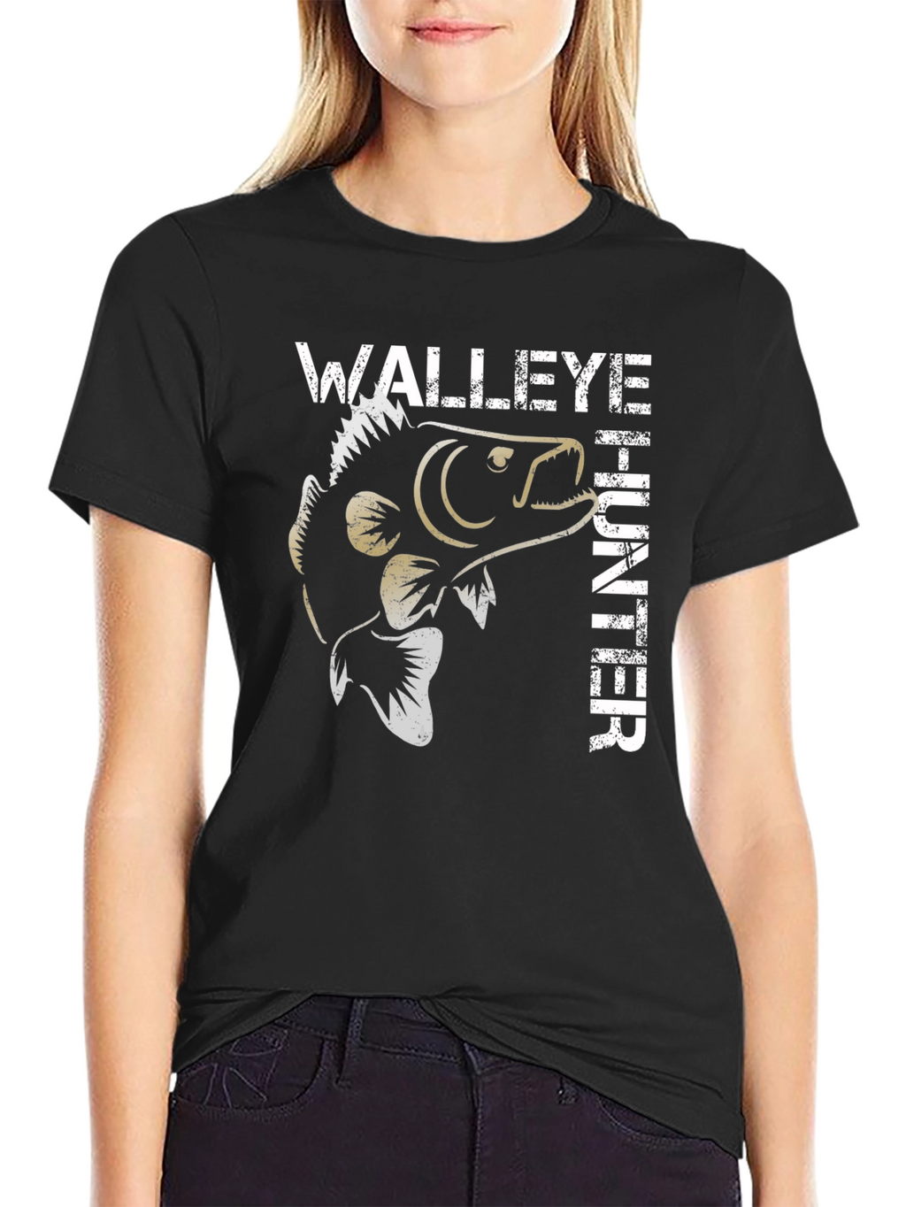 Walleye Hunter Graphic T-Shirt