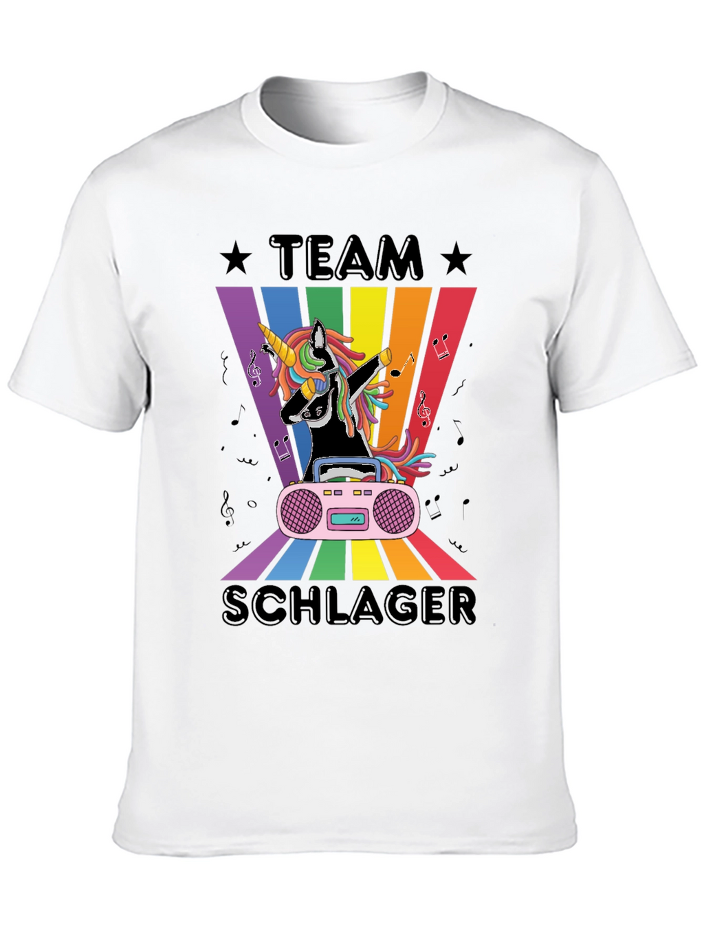 Team Schlager Unicorn T-Shirt