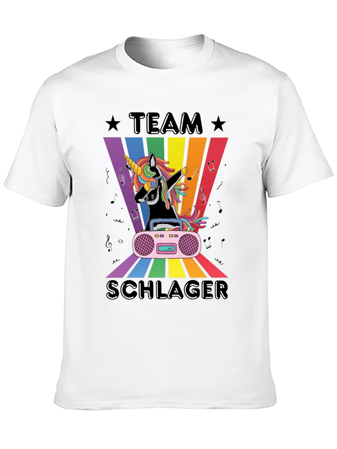 Team Schlager Unicorn T-Shirt