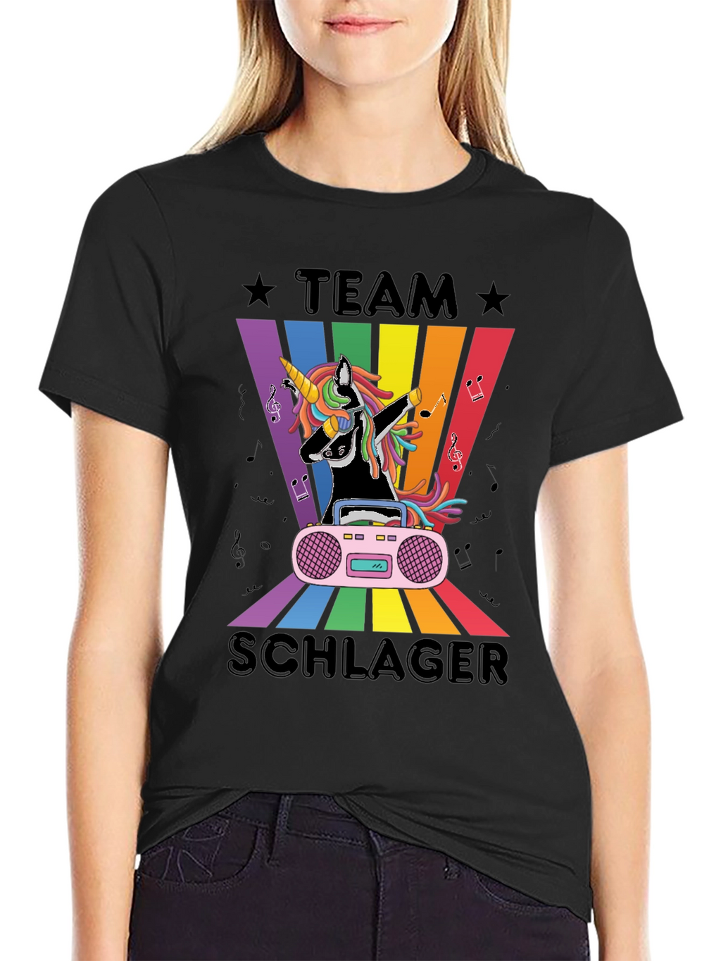 Team Schlager Unicorn T-Shirt