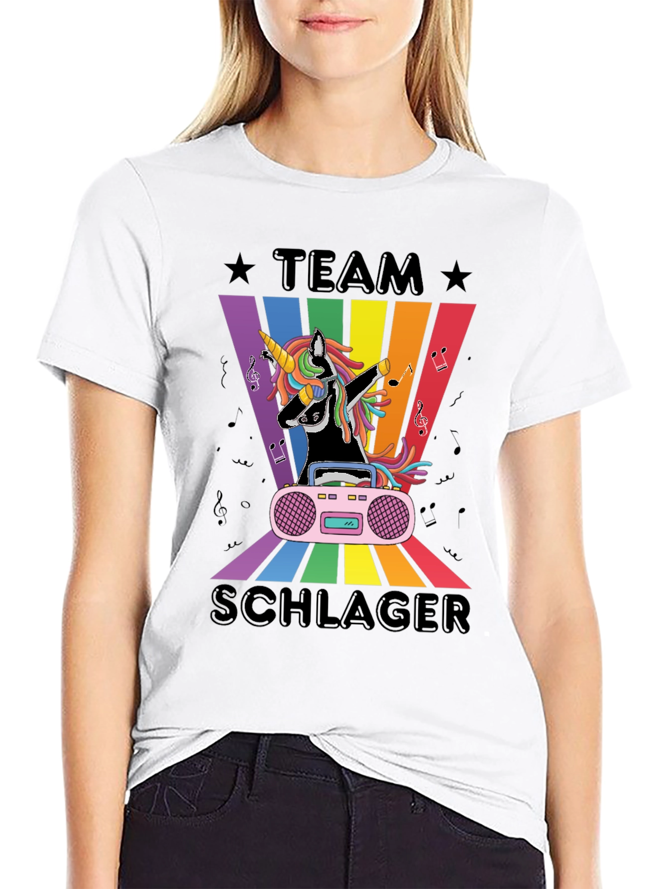 Team Schlager Unicorn T-Shirt