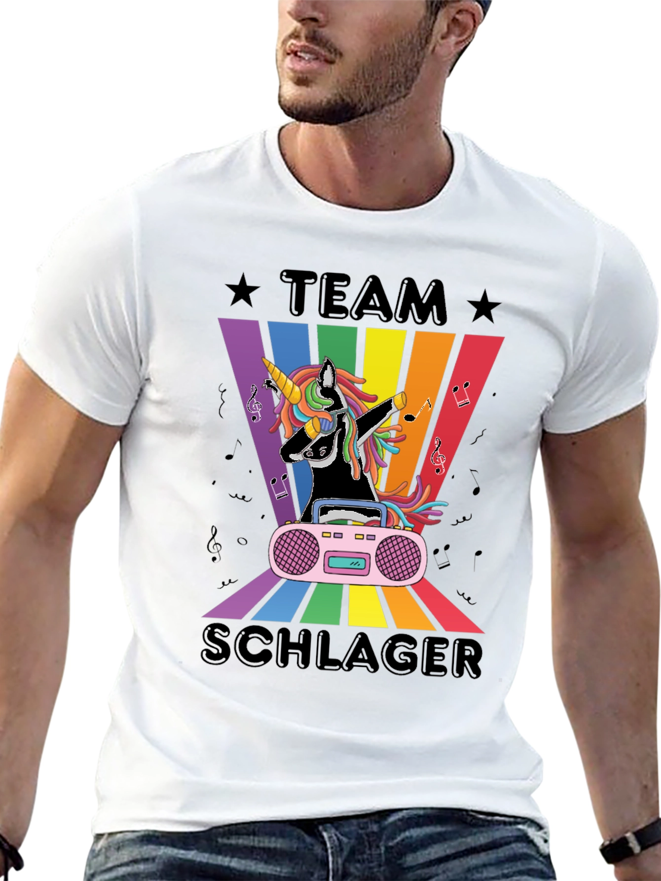 Team Schlager Unicorn T-Shirt