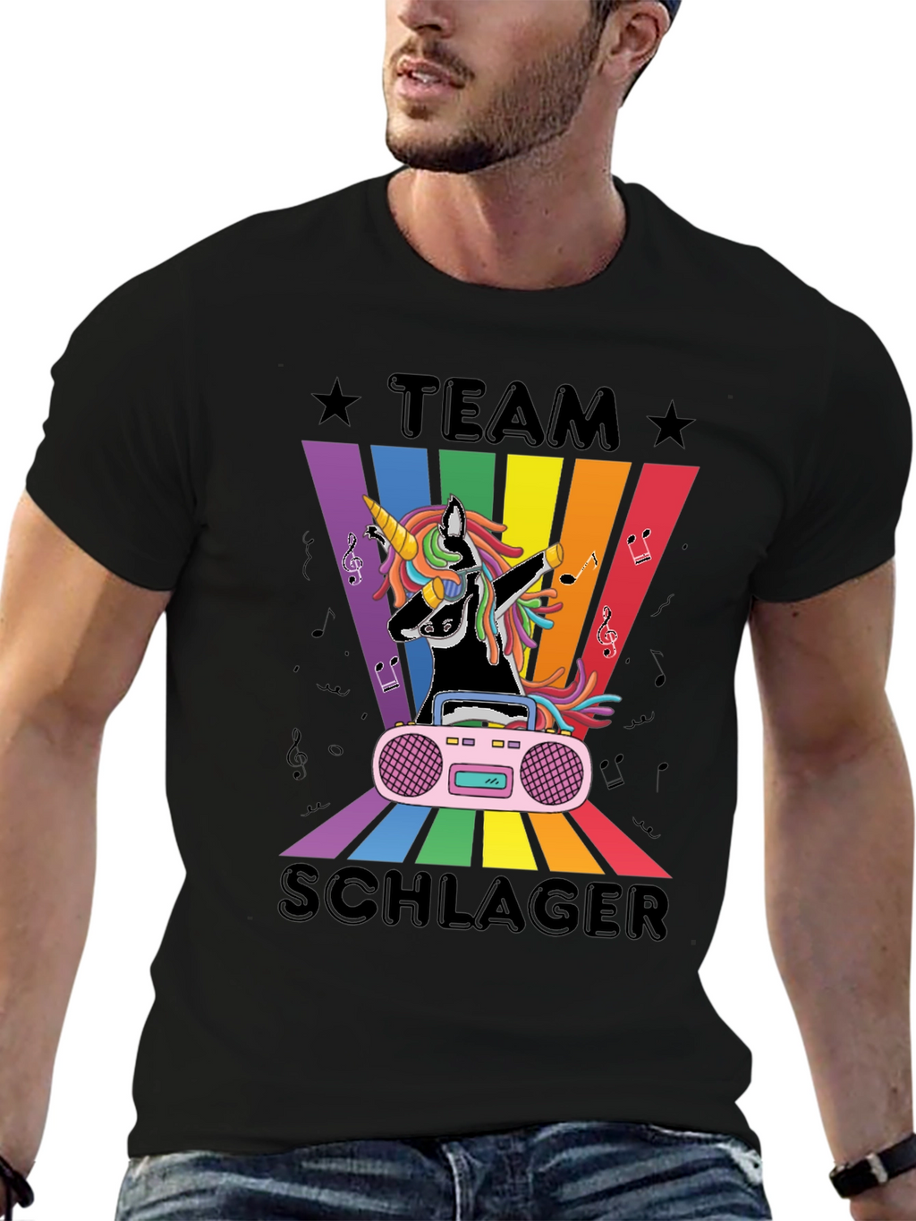 Team Schlager Unicorn T-Shirt
