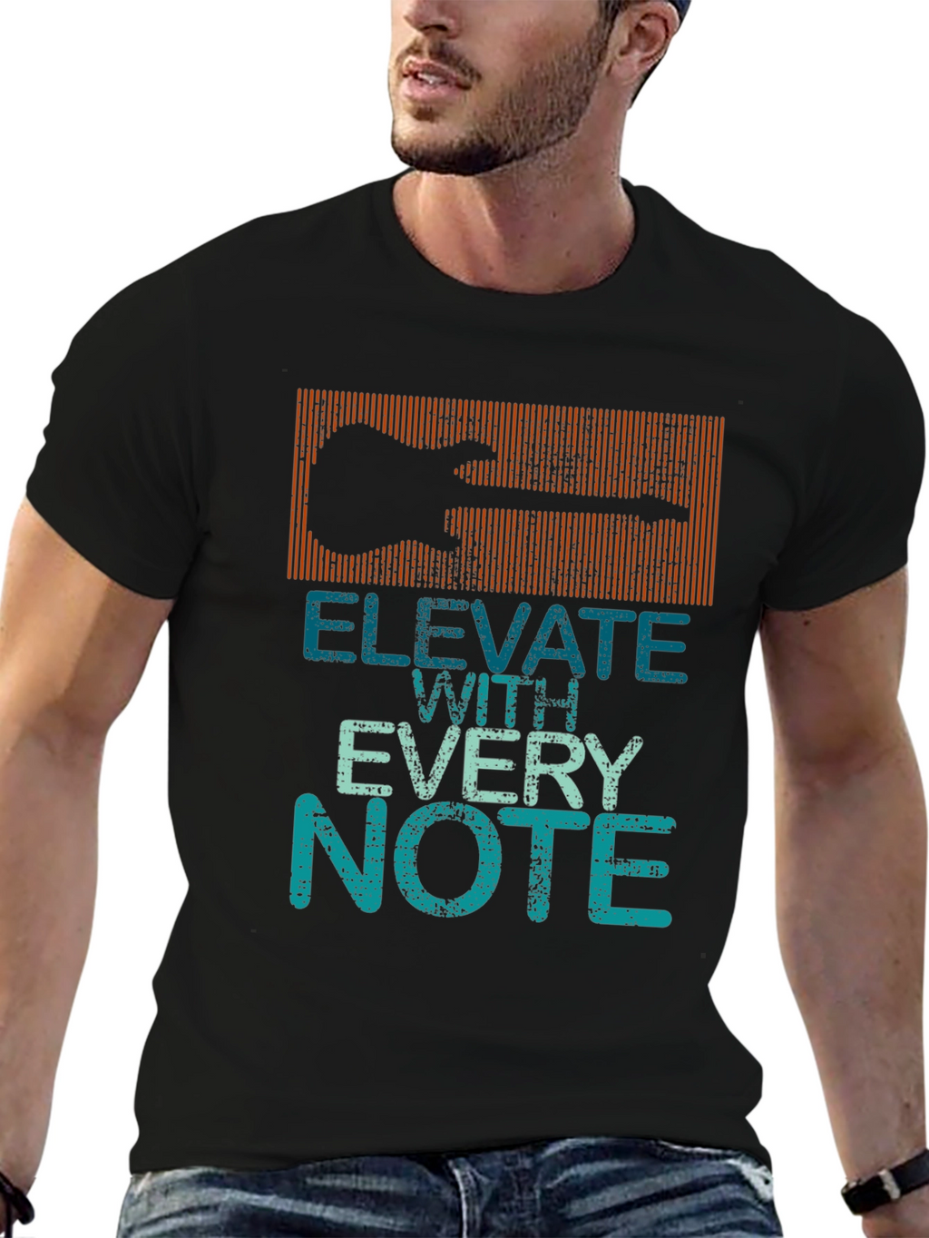 Elevate With Every Note Graphic T-Shirt