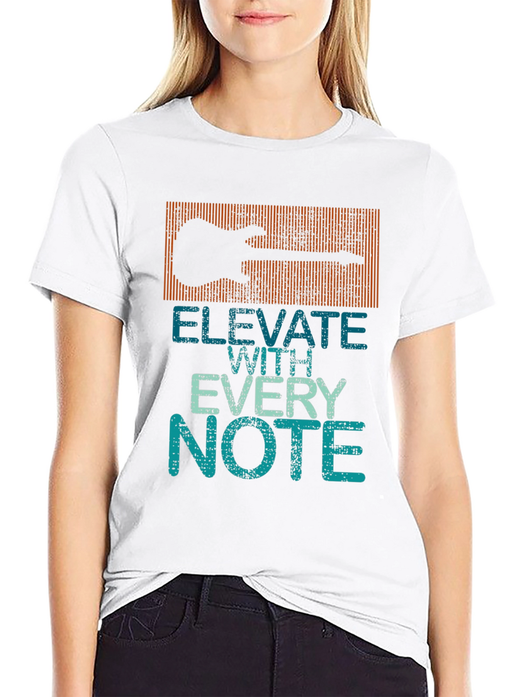 Elevate With Every Note Graphic T-Shirt