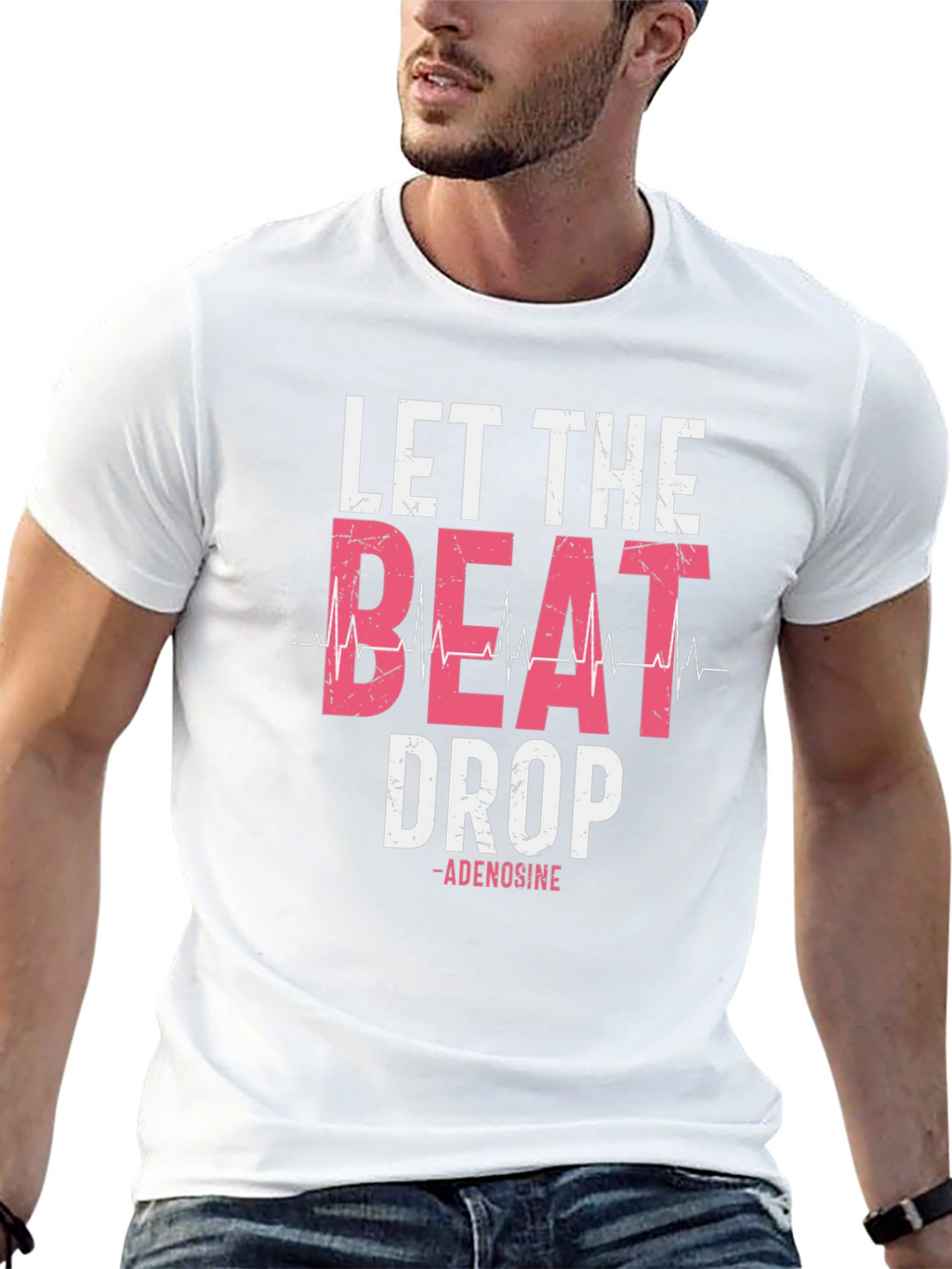 Let the Beat Drop T-Shirt - Adenosine Design