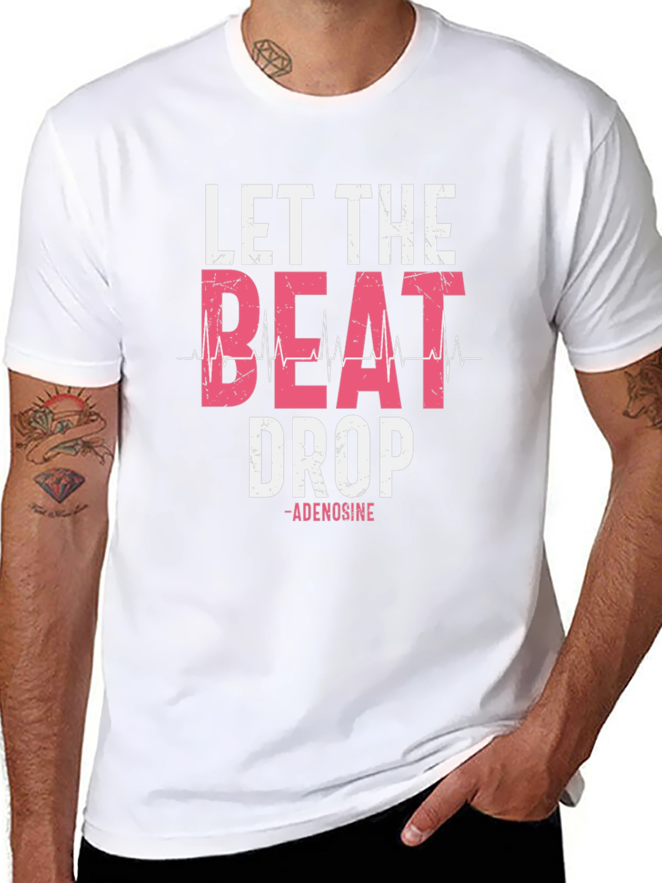 Let the Beat Drop T-Shirt - Adenosine Design