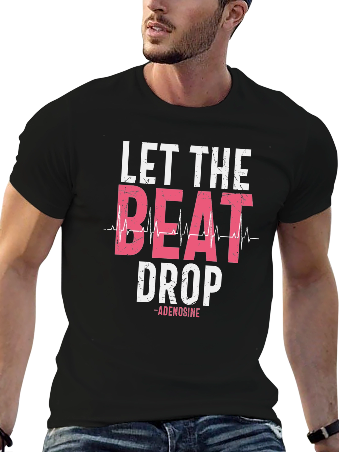 Let the Beat Drop T-Shirt - Adenosine Design