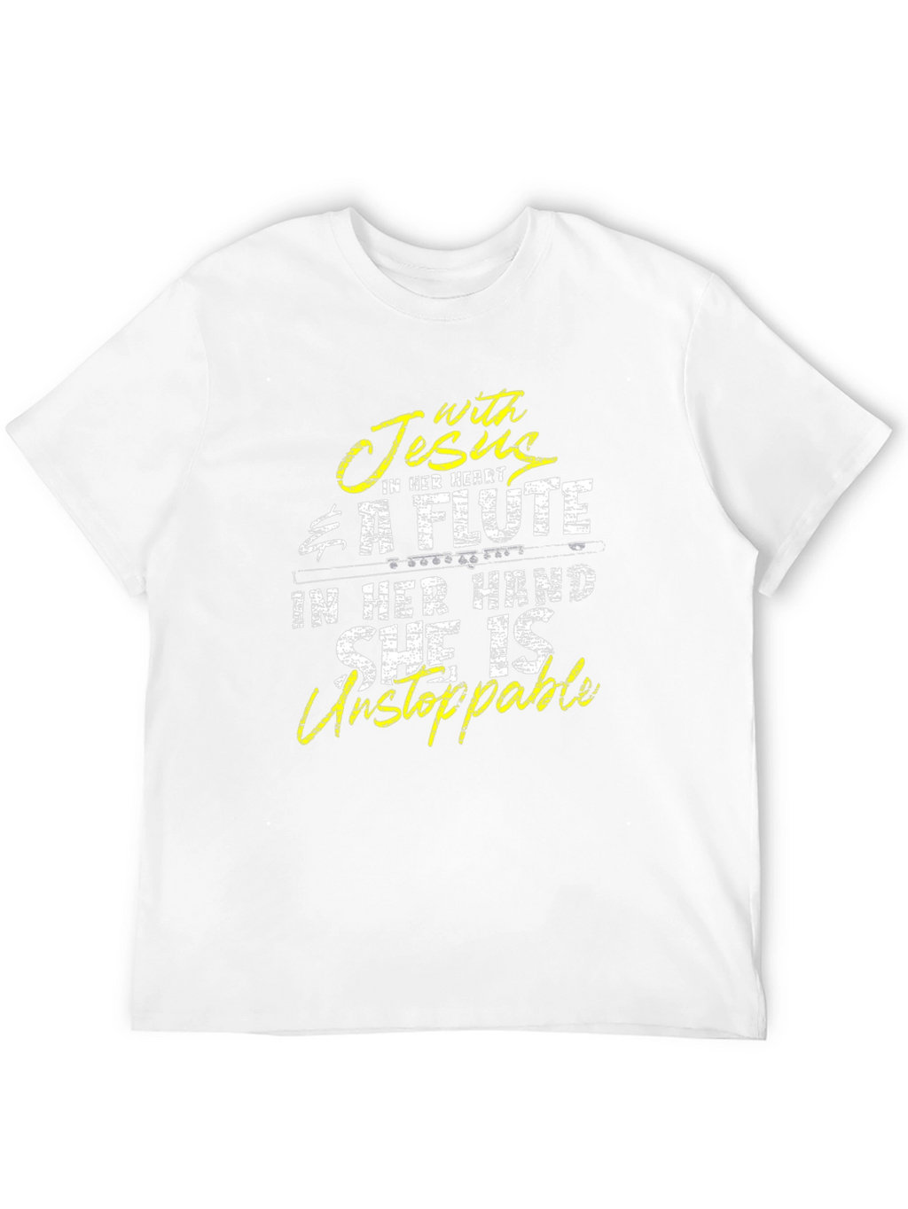 Jesus and Flute Graphic Tee - Unstoppable!