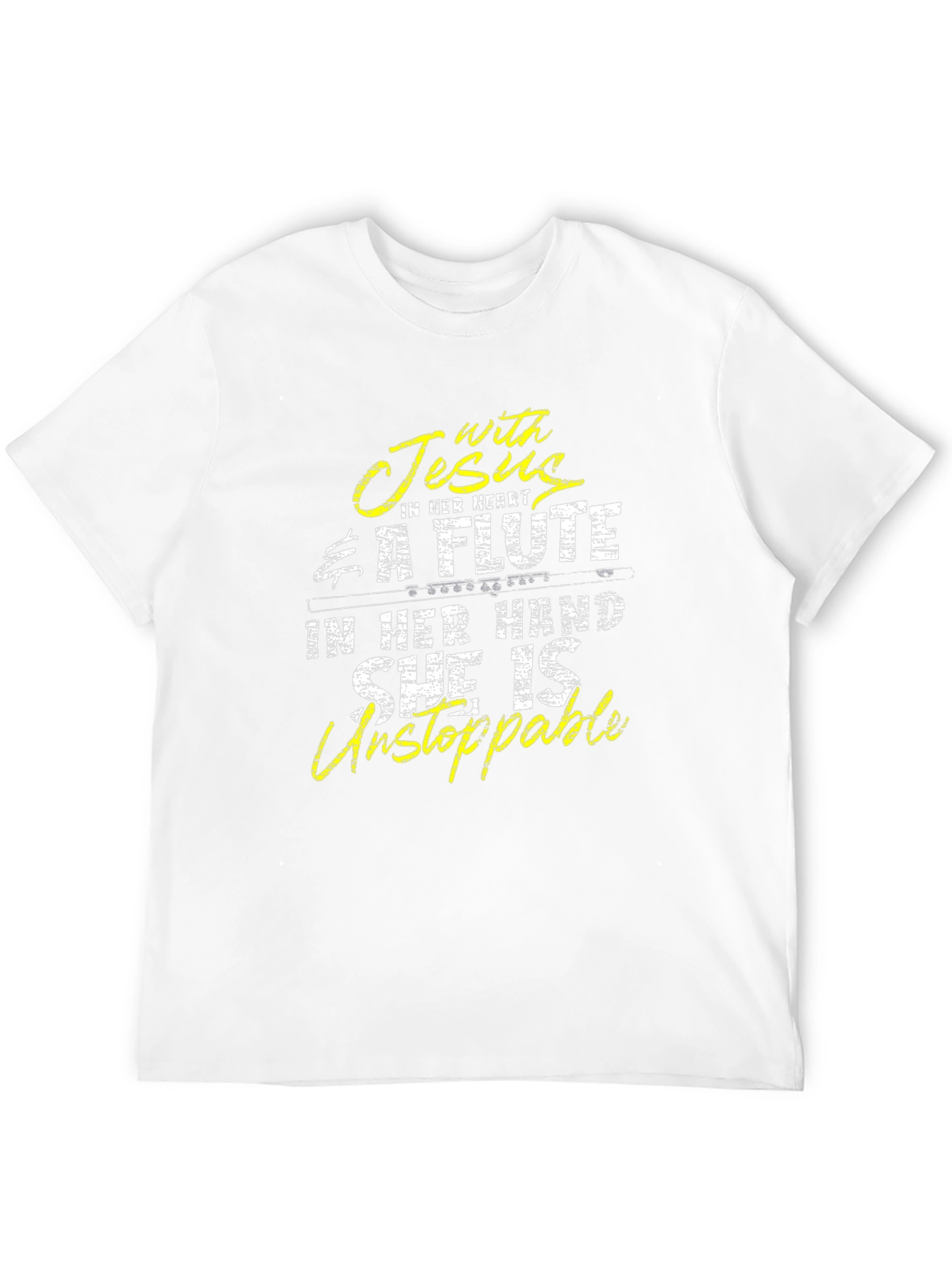 Jesus and Flute Graphic Tee - Unstoppable!