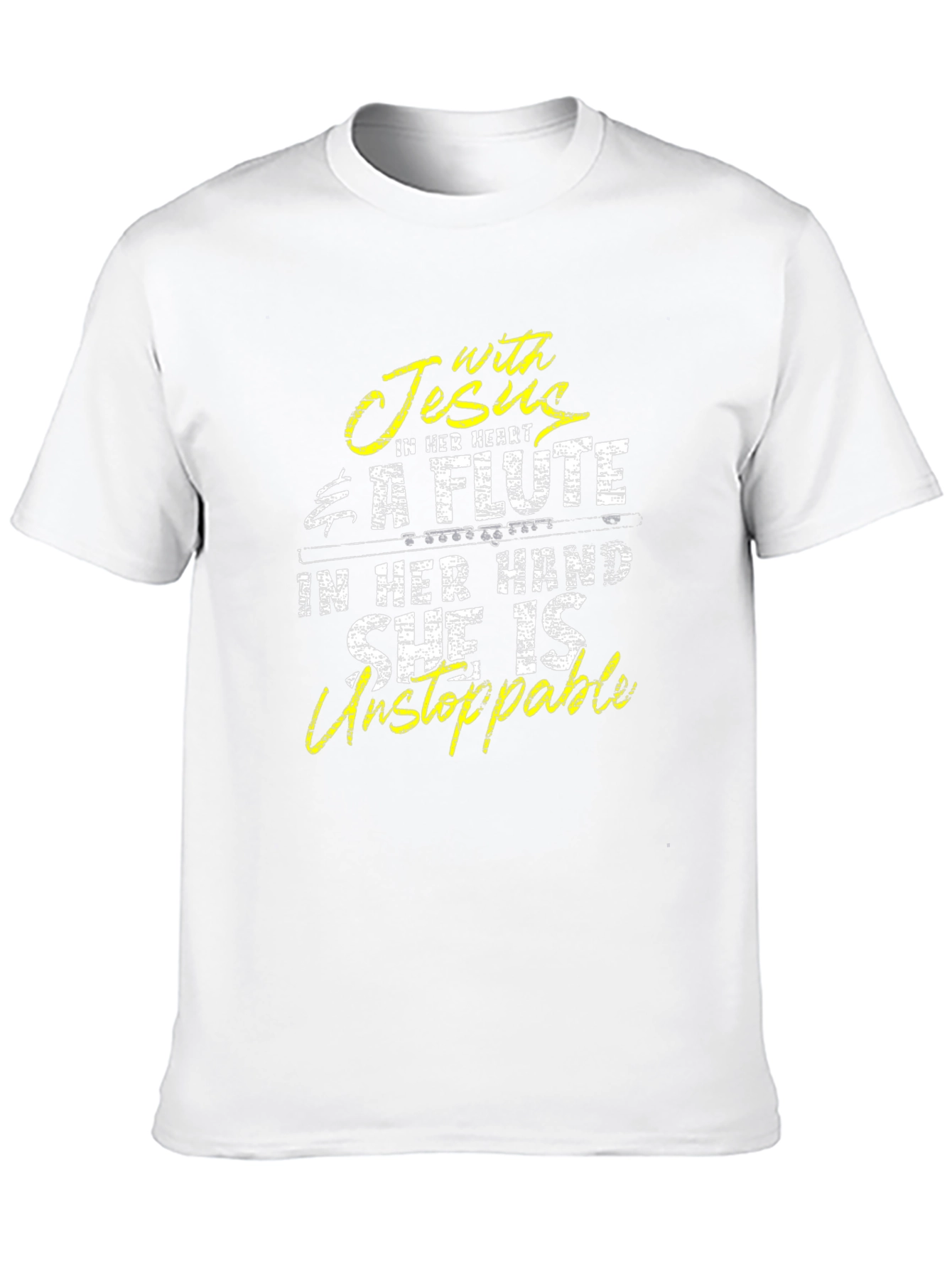 Jesus and Flute Graphic Tee - Unstoppable!