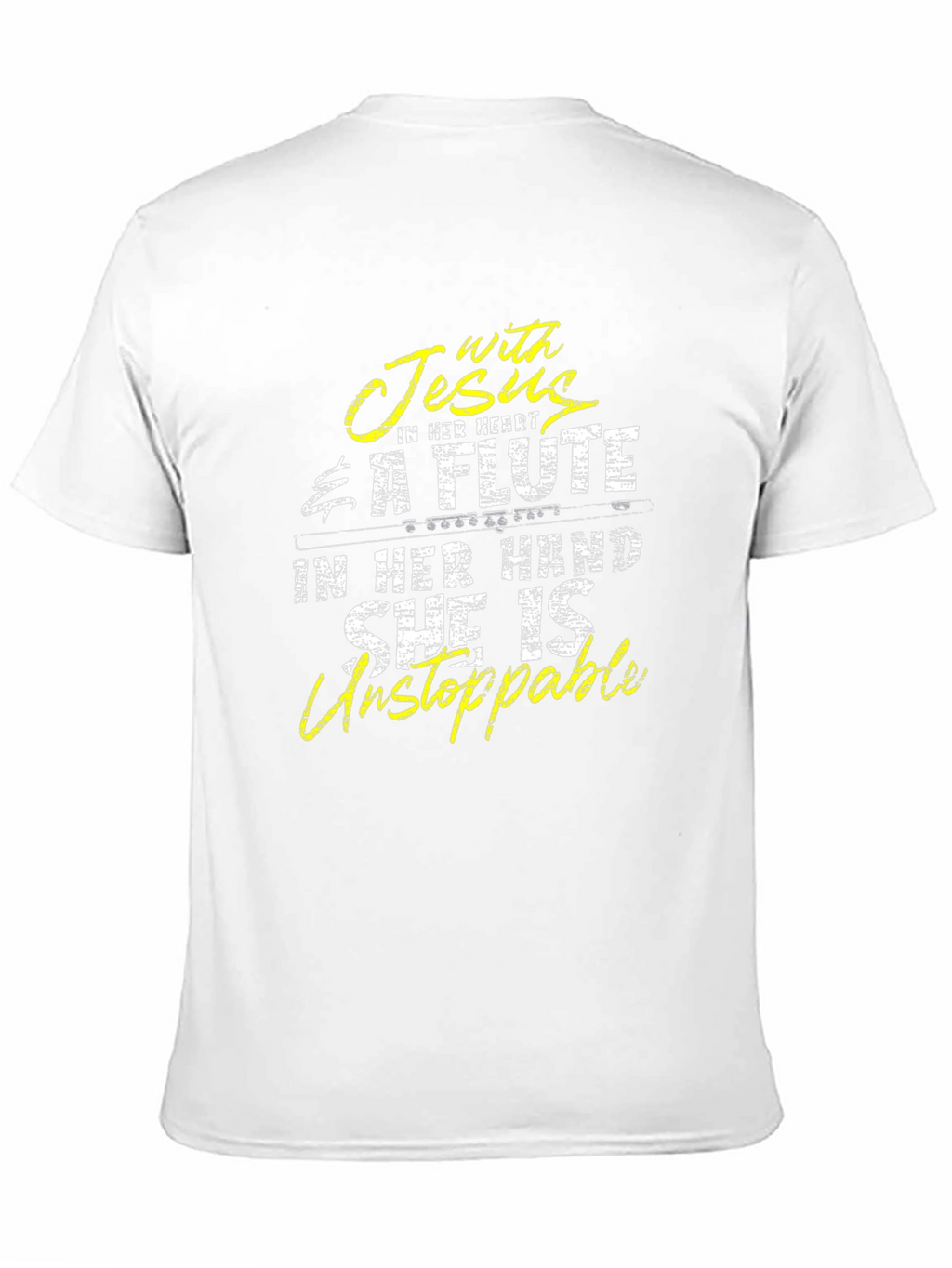 Jesus and Flute Graphic Tee - Unstoppable!