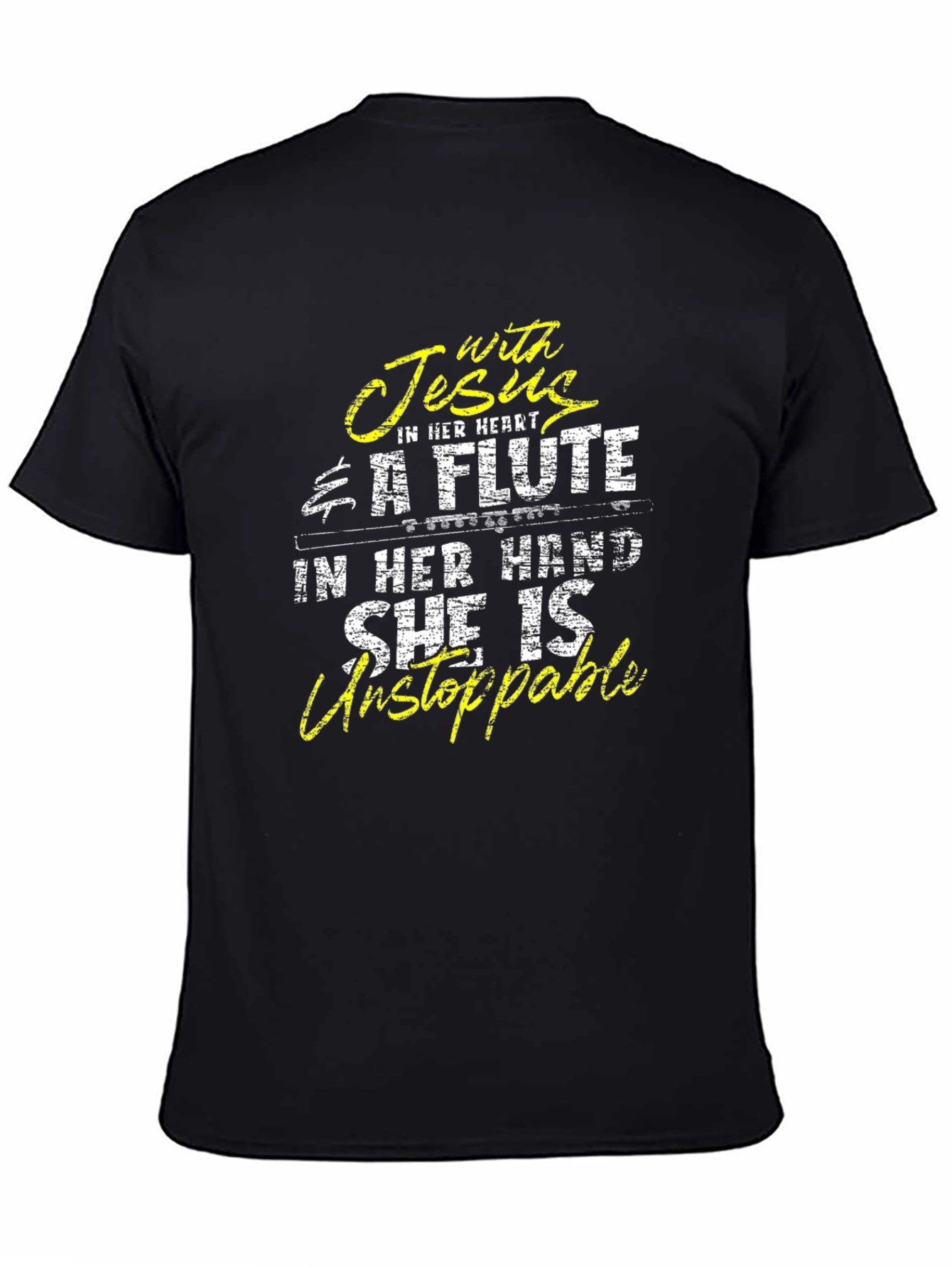 Jesus and Flute Graphic Tee - Unstoppable!
