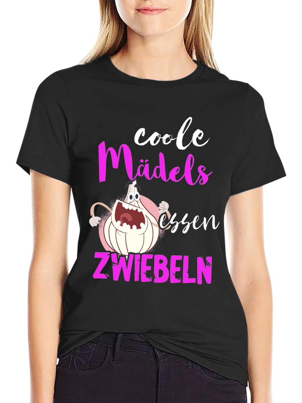 Coole Mädels Essen Zwiebeln Graphic Tee
