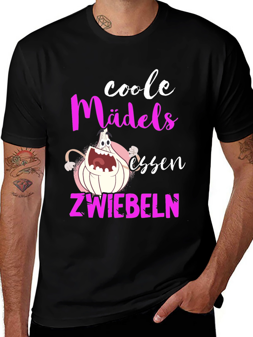 Coole Mädels Essen Zwiebeln Graphic Tee